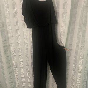 Black Off the Shoulder Jumpsuit